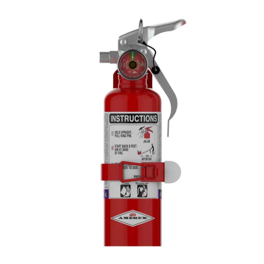 ＊licorise＊ 1lb Fire Extinguisher - Amerex 376 BC Purple K with Vehicle